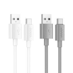 Hoco USB kabel A na USB C Hoco 3A 1 m X107 siv