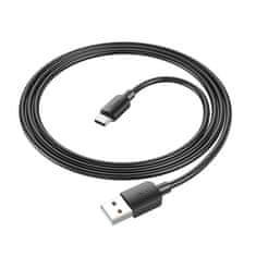 Hoco USB kabel A na USB C Hoco PD 2,4A 27W 1 m X96 črn