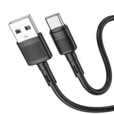 Hoco USB kabel A na USB C Hoco 3A 1 m X83 črn