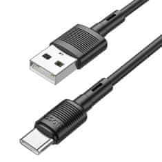 Hoco USB kabel A na USB C Hoco 3A 1 m X83 črn