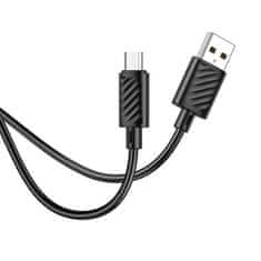 Hoco USB kabel A na Micro USB Hoco 2,4A 1 m X88 črn