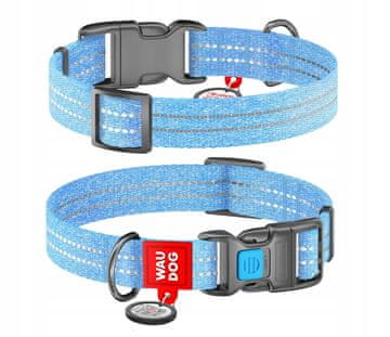 shumee Ovratnica za srednje velike pse COTTON ECO fastex 24-40cm