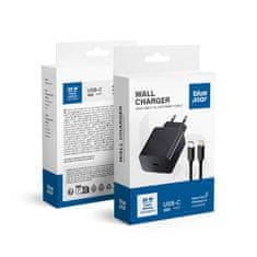 Blue Star Mrežni polnilnik za telefon Blue Star USB C QC4.0 PD 3A 20W + kabel USB C za Lightning TFB-TC-20WPD črn