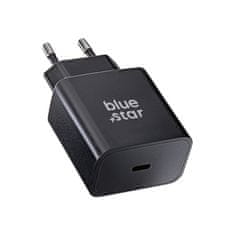Blue Star Mrežni polnilnik za telefon Blue Star USB C QC4.0 PD 3A 25W + kabel USB C na USB C TFB-TC-25WPD črn