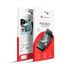 FORCELL Tvrdo steklo za iPhone 12 PRO MAX Forcell Privacy Glass črno