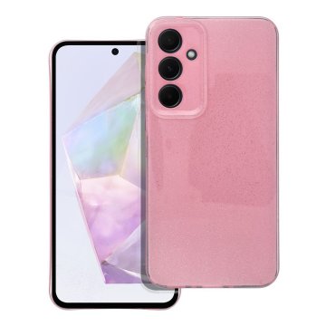 OEM CLEAR CASE 2 mm BLINK etui za SAMSUNG A35 5G roza