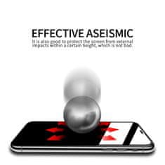 X-One Temperirano steklo X-ONE Full Cover Extra Strong Crystal Clear - za iPhone 14 Pro Max (polno lepljivo) črno