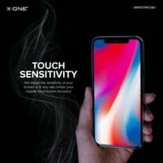 X-One Temperirano steklo X-ONE Full Cover Extra Strong Crystal Clear - za iPhone 14 Pro Max (polno lepljivo) črno