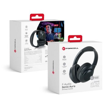 FORCELL Brezžične slušalke Forcell F-Audio ANC Sonic Aura črne