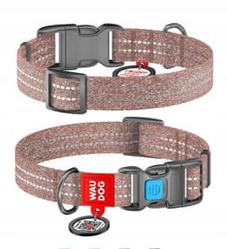 shumee Ovratnica za srednje velike pse COTTON ECO fastex 24-40cm