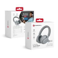 FORCELL Brezžične slušalke Forcell F-Audio ANC Touch Beat sive