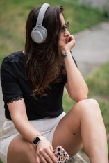 FORCELL Brezžične slušalke Forcell F-Audio ANC Touch Beat sive