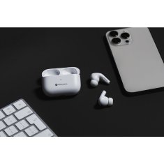 FORCELL Brezžične ušesne slušalke Forcell F-Audio TWS Master Pro bele