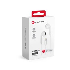 FORCELL Slušalke z žico Lightning Forcell F-Audio HR-ME25 bele