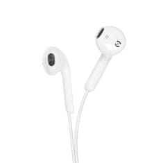 FORCELL Slušalke z žico Lightning Forcell F-Audio HR-ME25 bele