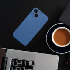 OEM SILICONE MAG COVER ovitek, združljiv z MagSafe za IPHONE 7 / 8 / SE 2020 / SE 2022, modra