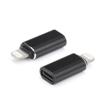 OEM Adapter tipa C (ženski) za Lightning (moški) črn