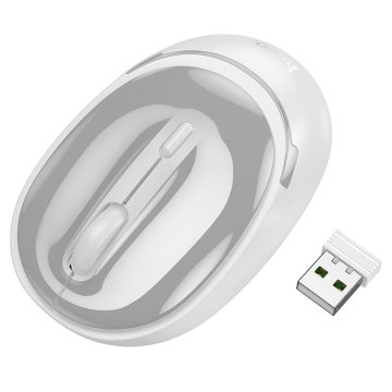 Hoco Hoco 2.4G 1600 dpi GM34 brezžična miška, siva in bela