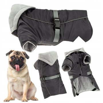 shumee Zimska pasja oblačila z odsevno izolirano jakno s kapuco XL