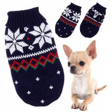 shumee ZIMSKI VZOREC pulover za pse in mačke za zimo 18 cm (6)
