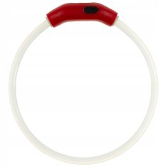 shumee LED ovratnica za psa, svetleča, polnilna USB, 40 cm