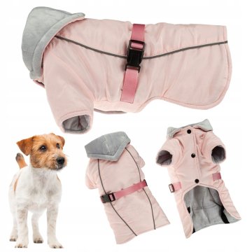 shumee Zimska pasja oblačila z odsevno izolirano jakno s kapuco velikosti L