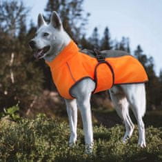 shumee Topla vodoodporna odsevna zimska oblačila SOFTSHELL za velike pse, velikost L 55 cm