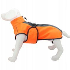 shumee Topla vodoodporna odsevna zimska oblačila SOFTSHELL za velike pse, velikost L 55 cm