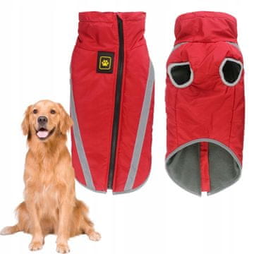 shumee Zimska topla, vodoodporna, odsevna oblačila za velike pse, 6XL