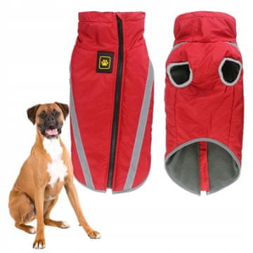 shumee Zimska topla, vodoodporna, odsevna oblačila za velike pse, 5XL