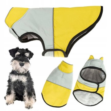 shumee Zimska pasja oblačila z ODSEVNIM MATERIALOM, izolirana, z ježkom, jakna XXL