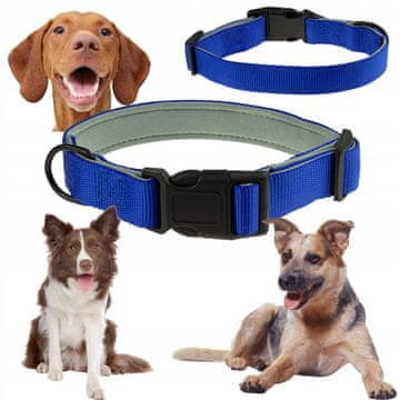 shumee Pasja ovratnica s trakom, podložena z NEOPRENOM L