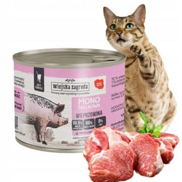 shumee Mokra monoproteinska mačja hrana s SVINJINO