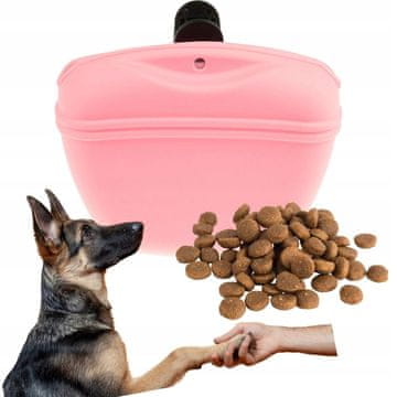 shumee SILIKONSKA vrečka za priboljške za šolanje psov, za skrivanje priboljškov