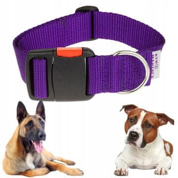 shumee KYNOMANIACS močna ovratnica za srednje velike pse, trpežna zaponka NEXUS L