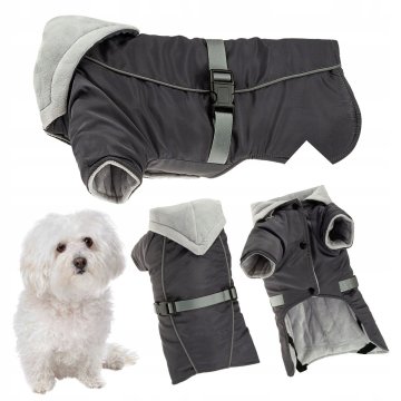 shumee Zimska pasja oblačila z odsevno izolirano jakno s kapuco, velikost M