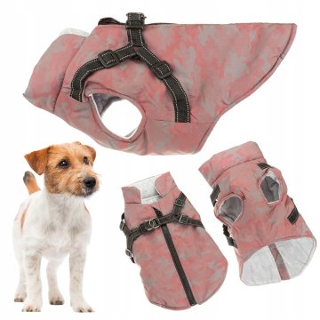 shumee Zimska pasja oblačila z oprsnico 2 v 1, izolirana, svetijo v temi, velikost L