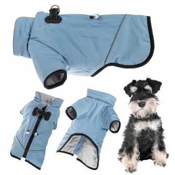 shumee Topla zimska pasja oblačila JAKNA z odsevnikom in držalom za povodec XXL