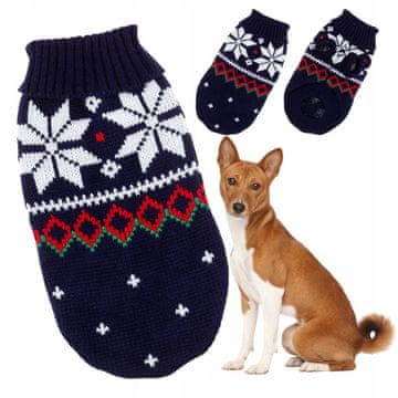 shumee ZIMSKI VZOREC pulover za pse in mačke za zimo 42 cm (16) modna oblačila