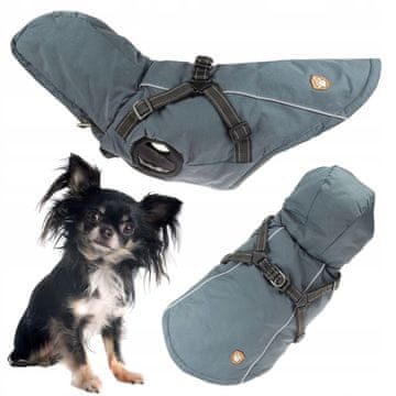 shumee Zimska pasja oblačila z OPRSNIKOM in kapuco, topla jakna 3 v 1, velikost S - NOV MODEL