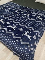 shumee BOŽIČNA ODEJA mehka in udobna božična odeja 160 x 200 cm norveška