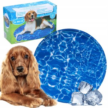 shumee HLADILNA podloga za pse za POLETNO VROČINO, okrogla, 60 cm
