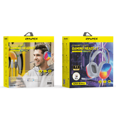 Awei GM-11 Pro, črne, igralne slušalke
