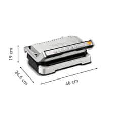 Tefal OptiGrill 4v1 XL GC784D30, električni žar iz nerjavečega jekla