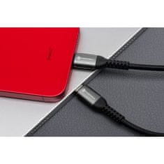 FORCELL USB kabel C na Lightning Forcell F-Energy PD 3A 27W Cafule 0,5 m C259 črn