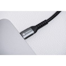 FORCELL USB kabel C na USB C Forcell F-Energy QC4.0 PD 5A 240W Cafule 0,25 m C263 črn