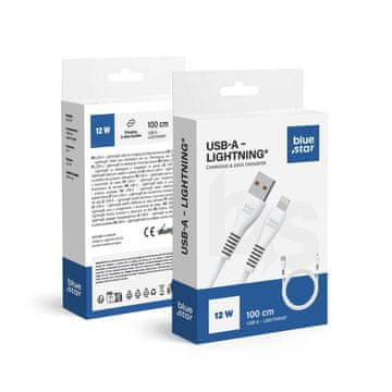 Blue Star USB kabel A na Lightning Blue Star 2A 12W 1 m DC99I bel