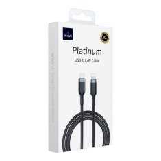 WiWU WiWU - USB kabel serije Platinum Wi-C013 USB C na Lightning 30 W 1,2 m - črn
