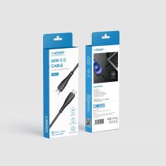 VEGER VEGER kabel tip C do tip C PD 3A 60W V106 1,2 m črn