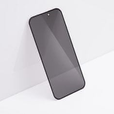 FORCELL Tvrdo steklo za iPhone 12 PRO MAX Forcell Privacy Glass črno